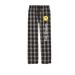 Gan Shalom PJs, a Black Flannel Pajama Pant