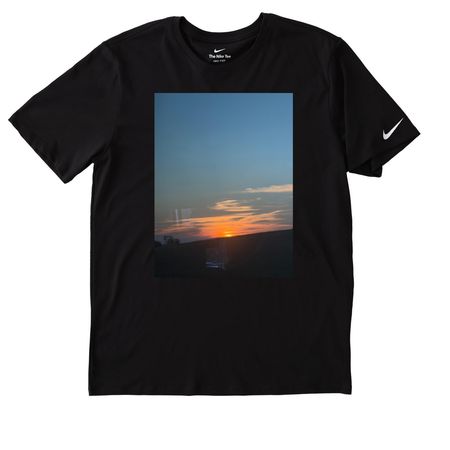 Official B3autiful merch, a Black Nike Dri-FIT Jersey Blend Performance Tee