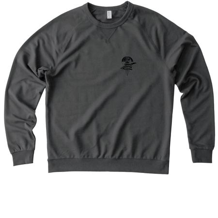 1 327 BUSHMASTER&nbsp;, a Terrain Grey Allmade Organic French Terry Crewneck Sweatshirt