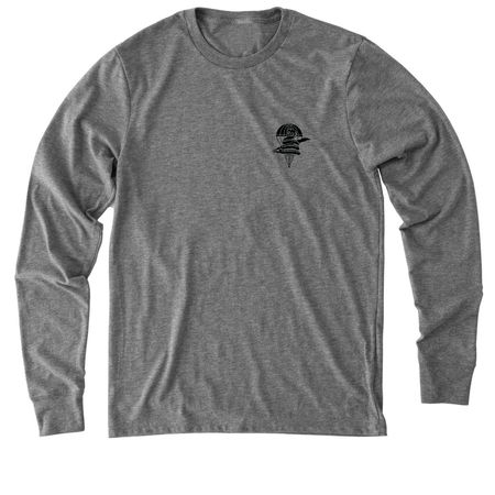 1 327 BUSHMASTER&nbsp;, a Aluminum Grey Allmade Eco Triblend Long Sleeve Tee