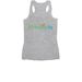 Trash Talk: Feelin' Trashy, a Athletic Heather Women's Racerback (back-view)
