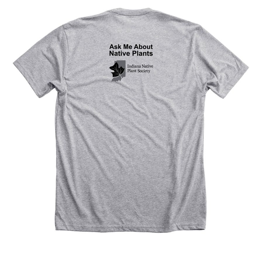 Black-eyed Susan T-shirt, a Athletic Heather Premium Unisex Tee (back-view)