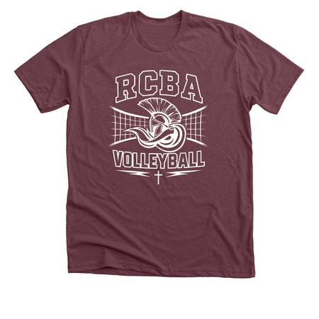 RCBA Spirit, a Heather Maroon Premium Unisex Tee