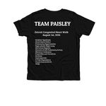 Team Paisley 2026, a Solid Black Blend Premium Youth Tee (back-view)