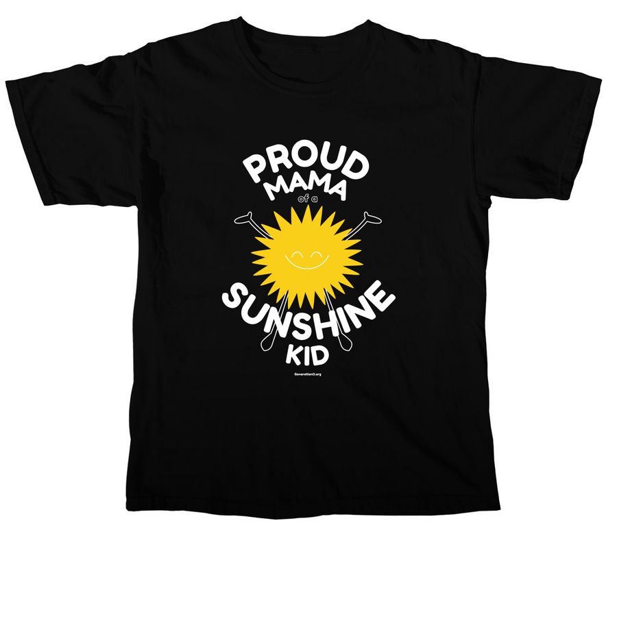 Proud Mama Tee, a Black Comfort Colors Unisex Tee