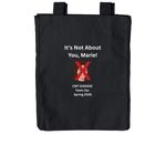 EMOJI TOTE, a Black Reclaimist Everywhere Tote Bag (back-view)