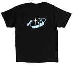 Baby blue wheelie world shirts, a Black Classic Unisex Tee (back-view)