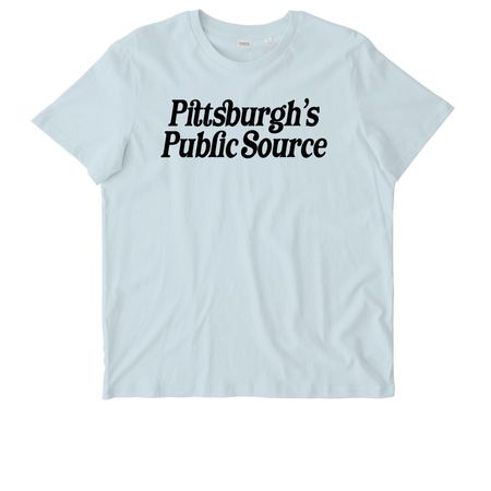 Pittsburgh?s Public Source tee, a Blue Ice Stanley/Stella Unisex Crafter Tee