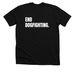 End dogfighting., a Solid Black Blend Premium Unisex Tee