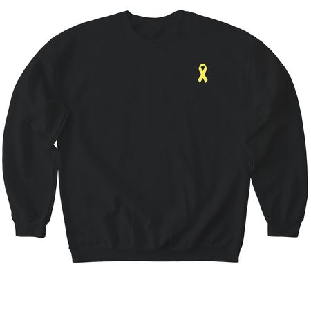 Love Smiles: Books, Comfort & Hope, a Black Softstyle Crewneck Sweatshirt