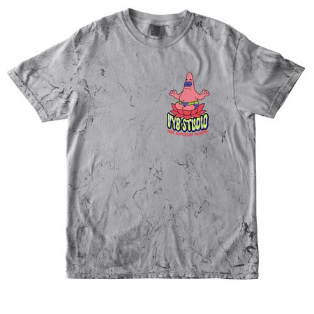 Patrick Star Meditating, a Smoke Comfort Colors Colorblast Tee