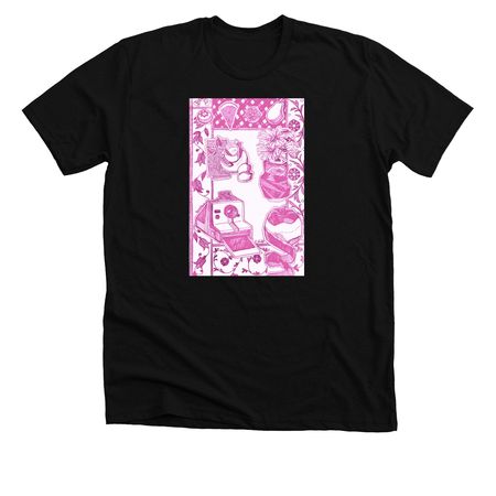 Magentagram, a Solid Black Blend Premium Unisex Tee