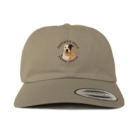 Patchy's Pals Animal Rescue, a Khaki Printed Classic Baseball Cap