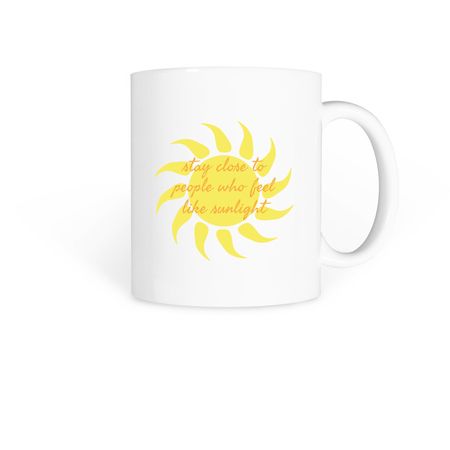 Sunlight Mug, a White Coffee Mug