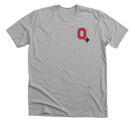 Buckeyes As One, a Athletic Heather Premium Unisex Tee