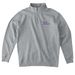 POA Logo Quarter Zip, a Grey Heather Midweight Quarter Zip Pullover