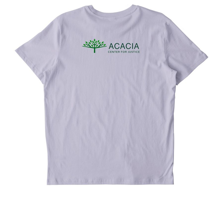 Apparel:&nbsp;Spanish&nbsp;, a Lavender Stanley/Stella Unisex Crafter Tee (back-view)