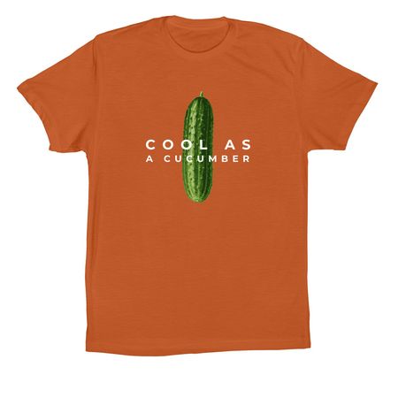 Cool As a Cucumber, a Autumn Premium Cotton Tee