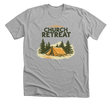 ABF Church Retreat '26, a Athletic Heather Premium Unisex Tee