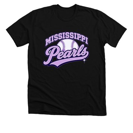 Mississippi Pearls Merch, a Solid Black Blend Premium Unisex Tee