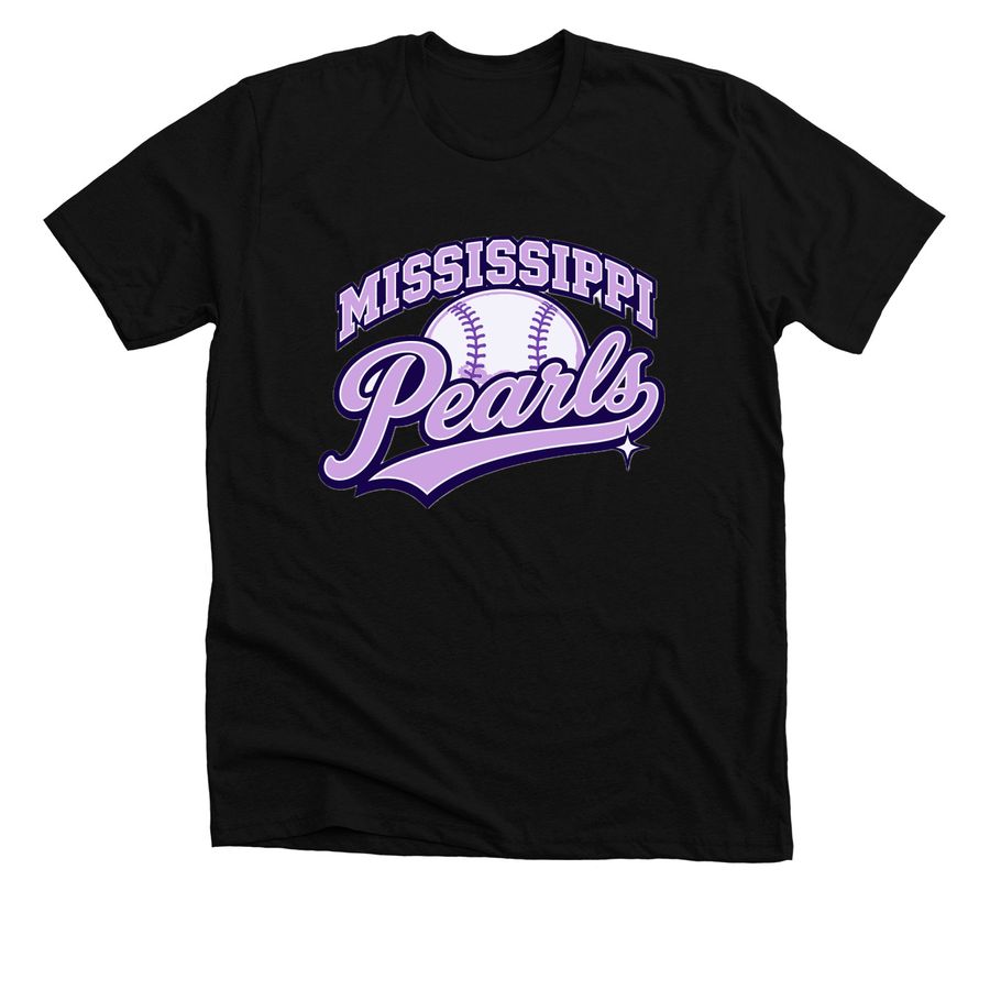 Mississippi Pearls Merch, a Solid Black Blend Premium Unisex Tee