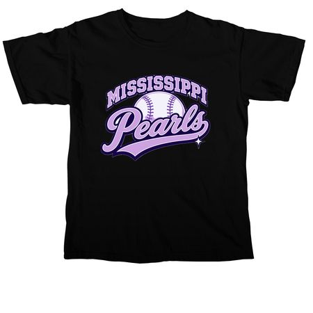 Mississippi Pearls Merch, a Black Comfort Colors Unisex Tee