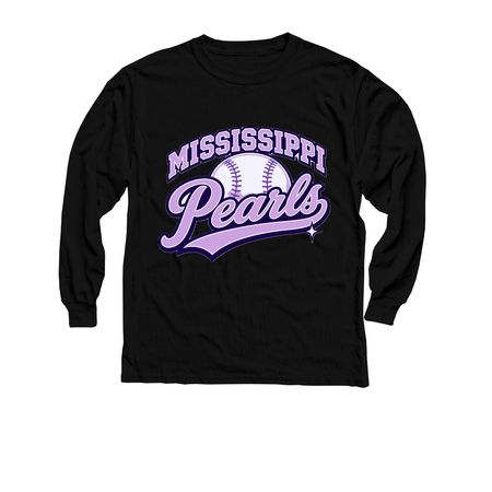 Mississippi Pearls Merch, a Black Youth Long Sleeve Tee