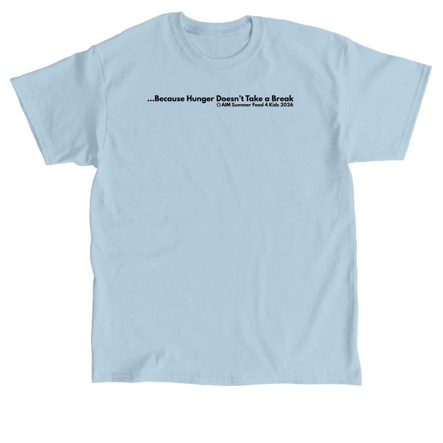 AIM Summer Food 4 Kids 2026, a Light Blue Classic Unisex Tee