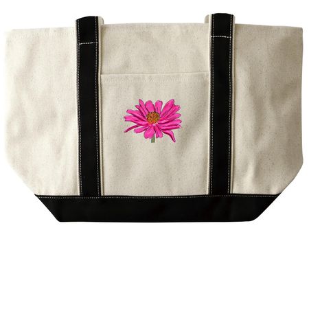 We have to take care of eachother blue tote&nbsp;, a Natural/Black Large Two-Tone Canvas Tote Bag