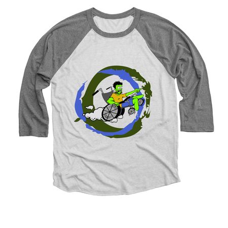 Road to the 2026 September Showcase, a Premium Heather and Heather White 3/4 Sleeve Baseball Tee