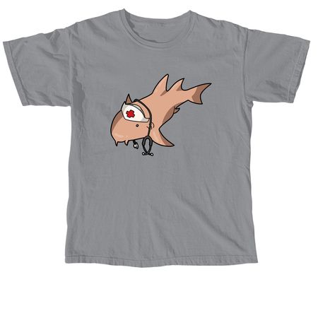 Nurse Shark!, a Granite Comfort Colors Unisex Tee