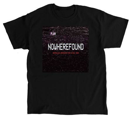 "CHANNEL UNKNOWN", a Black Classic Unisex Tee