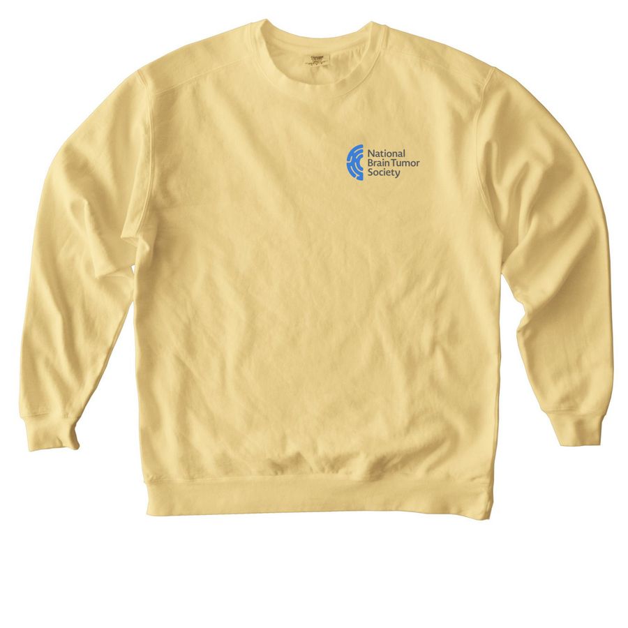 Falmouth Road Race - National Brain Tumor, a Butter Comfort Colors Crewneck Sweatshirt