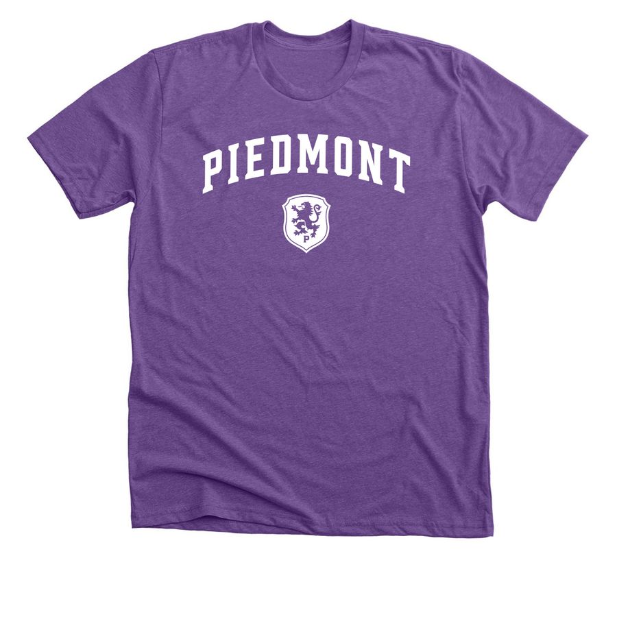Arched Piedmont Collection, a Heather Team Purple Premium Unisex Tee