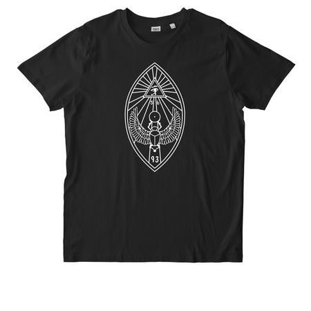 Temple of Thelema: Lamen 56, a Black Stanley/Stella Unisex Rocker Tee