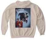 Comedian in Residence, a Sand Gildan Softstyle Pullover Hoodie (back-view)