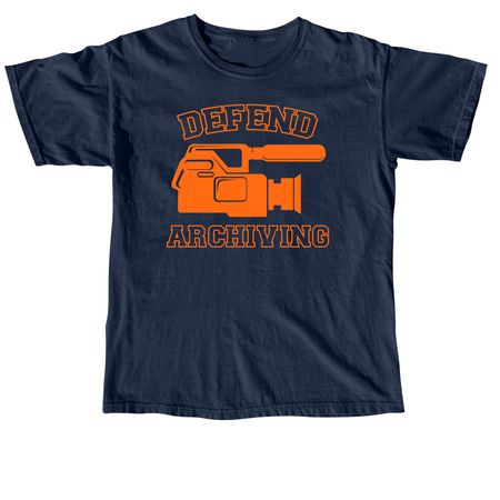 Defend Archiving, a True Navy Comfort Colors Unisex Tee