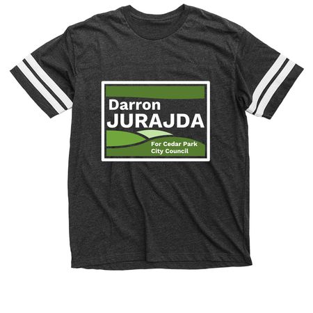 Campaign Shirt, a Vintage Smoke / White Football Jersey Tee