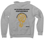 Fight with Atlas, a Athletic Heather Premium Pullover Hoodie (back-view)