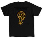 Fight with Atlas, a Black Classic Unisex Tee (back-view)