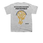 Fight with Atlas, a Sport Grey Youth Unisex Tee (back-view)