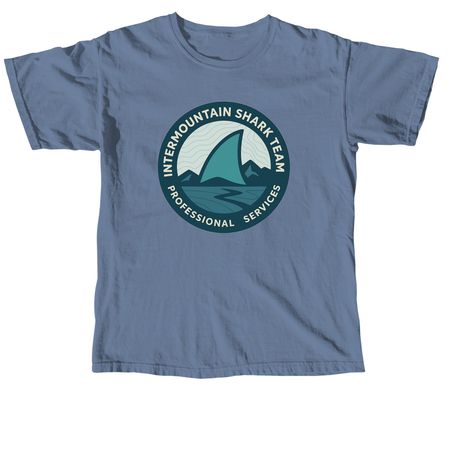 Shark Team Swag, a Blue Jean Comfort Colors Unisex Tee