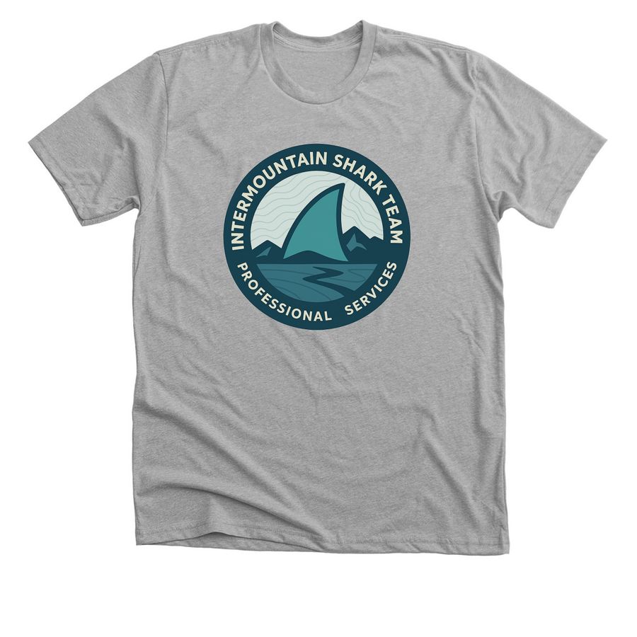 Shark Team Swag, a Athletic Heather Premium Unisex Tee