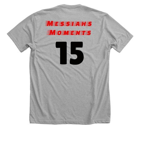 Vaping awareness&nbsp;, a Athletic Heather Premium Unisex Tee (back-view)