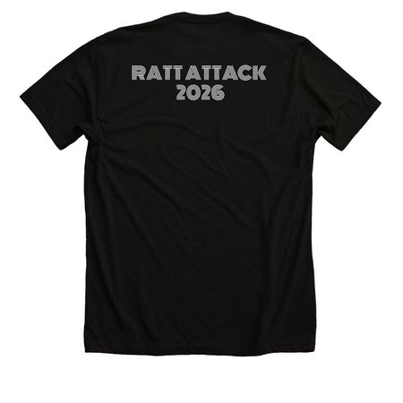STEPHEN PEARCY of RATT Deco Top Fuel Wear&nbsp;, a Solid Black Blend Premium Unisex Tee (back-view)
