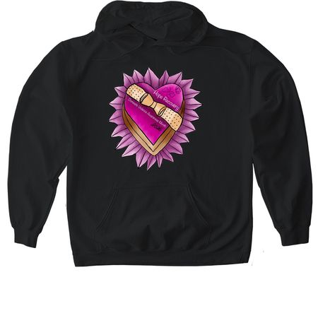 2026 Limited: Domestic Violence Awareness, a Black Gildan Softstyle Pullover Hoodie
