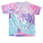 Team Skylynn | Epilepsy Awareness Shirts #2, a Cotton Candy Youth Tie Dye Tee (back-view)