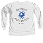 NFNE Nurses Week Apparel, a White Comfort Colors Long Sleeve Tee (back-view)