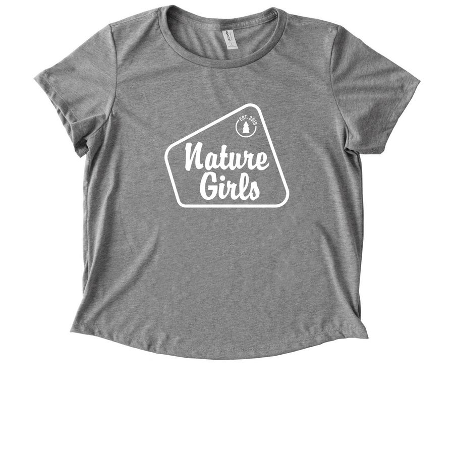 Campfire Cozy, a Aluminum Grey Allmade Eco Triblend Women?s Scoop Neck Tee