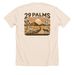Desert roads, Take me home!, a Heather Soft Cream Premium Unisex Tee (back-view)
